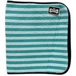 Bone Dry Machine Washable Ultra Obsorbent Green Stripe Embroidered Paw Pet Feeding Mat