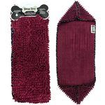 Bone Dry Chenille Pet Drying Towel in Cranberry