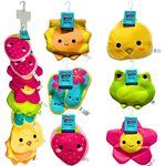 Chews Hues 6" Assorted Plush Pet Toys In Assorted Designs on Clip Strip