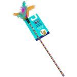 Chews Hues 16" Feather Cat Wand with Bell