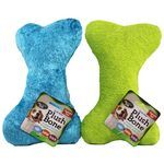 Bow Wow Pals Plush Bone Toy in Assorted Colors in PDQ Display
