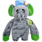 Vibrant Life Large Cozy Buddy Dog Toy in Elephant Design