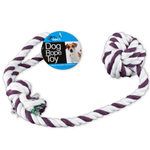 Knotted Rope Dog Toy with Ball