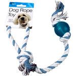 Dog Rope Toy with Plastic Ball