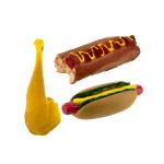 Meat Lovers Squeaking Dog Toy