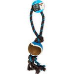 Knotted Rope Dog Toy with Tennis Ball