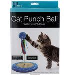 Cat Punch Ball Toy with Scratch Base